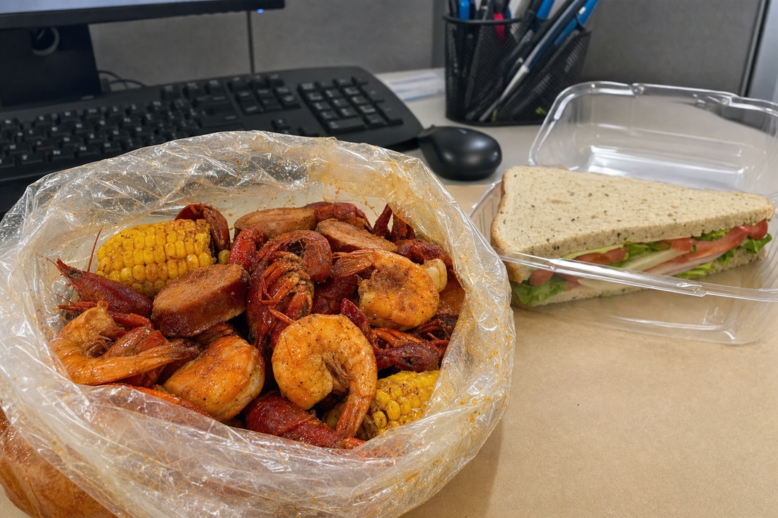 Why Seafood Boils Beat Sandwiches for Office Lunches